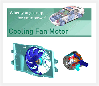 Cooling Fan Motor  Made in Korea